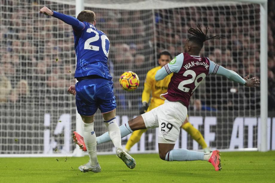 英超-内托破门万比萨卡乌龙 切尔西2-1西汉姆联