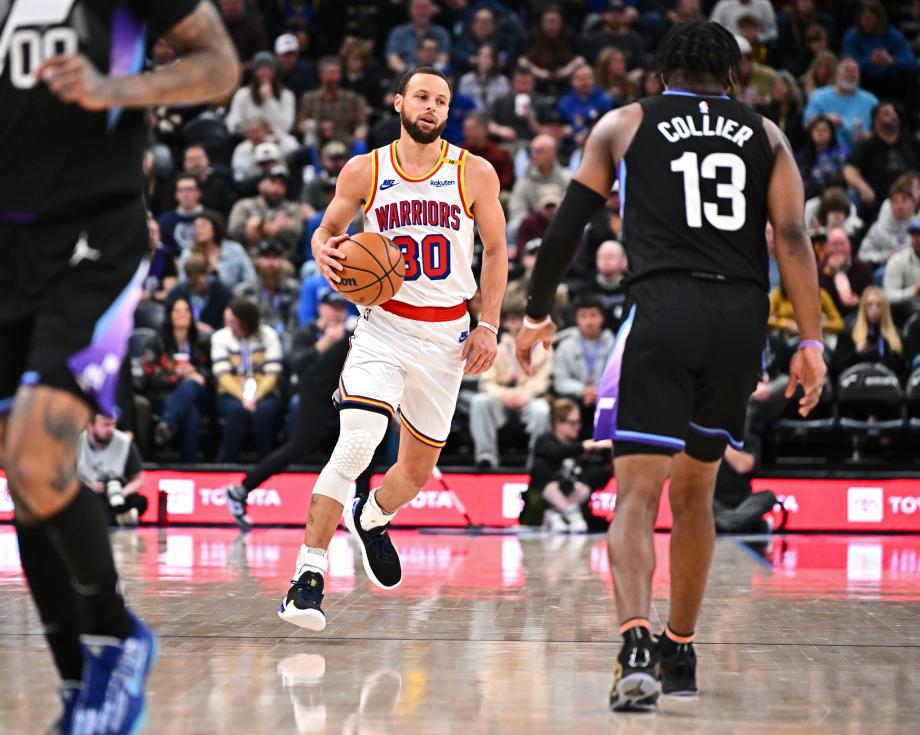 库里空砍32分波杰生涯之夜 勇士憾负爵士