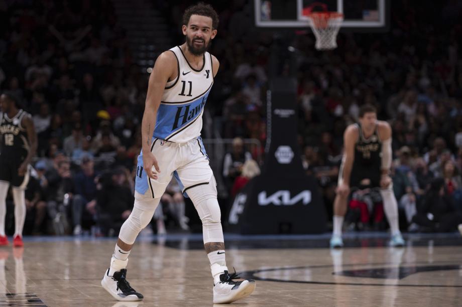 老鹰115-110逆转雄鹿 特雷-杨24+7丹尼尔斯15+6+10