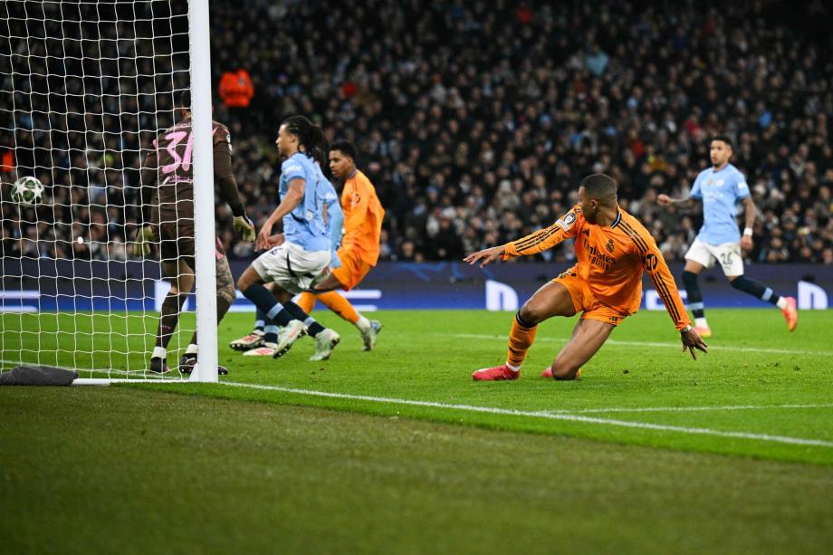 欧冠-贝林厄姆绝杀姆巴佩破门 皇马客场3-2胜曼城