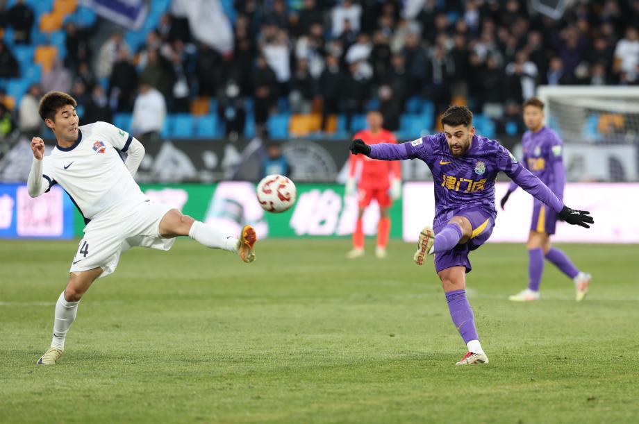 基莱斯补时双响 津门虎2-2读秒绝平梅州客家