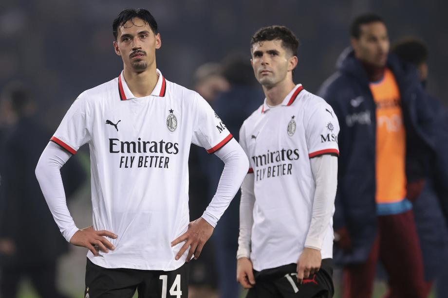 普利西奇失点 米兰客场1-2都灵近4场仅1胜