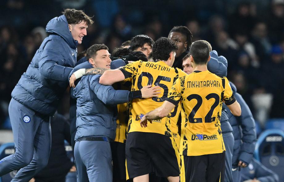 迪马尔科破门比林扳平 国米客场1-1那不勒斯