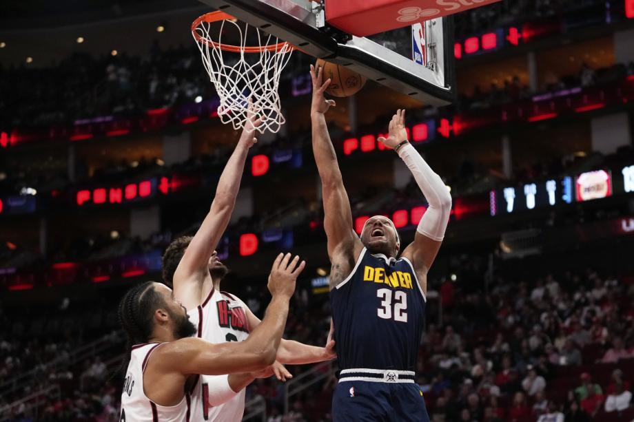 穆雷39+7杰伦·格林30分 掘金险胜终结火箭9连胜