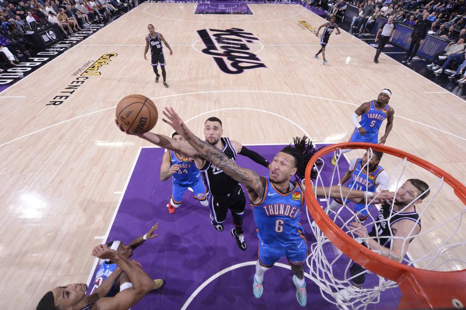 NBA：雷霆121-105国王 亚历山大32分7板5助