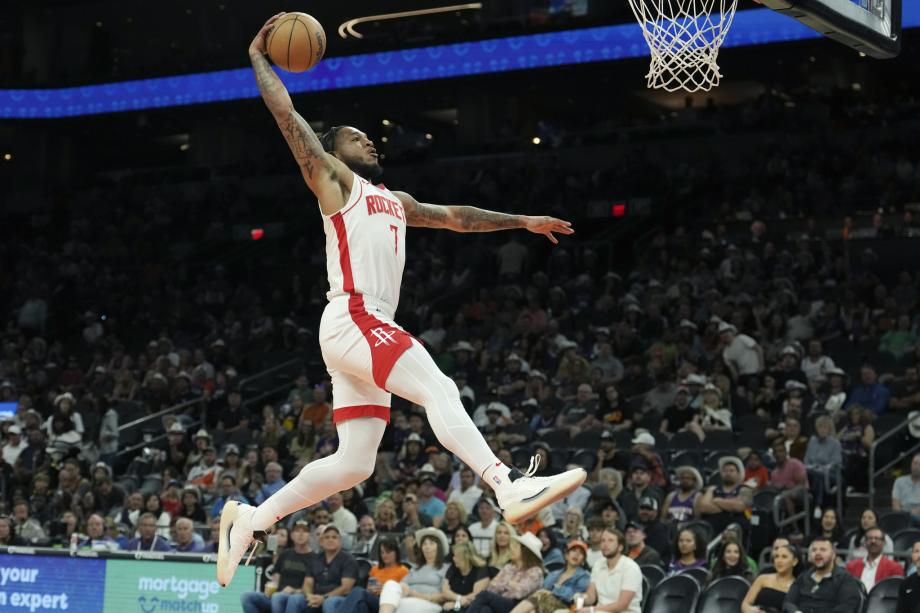 杰伦·格林砍33分杜兰特伤退 火箭赛季三杀太阳