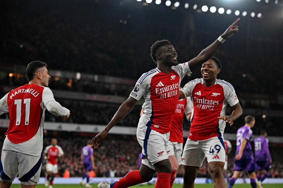 梅里诺破门萨卡建功 阿森纳2-1富勒姆