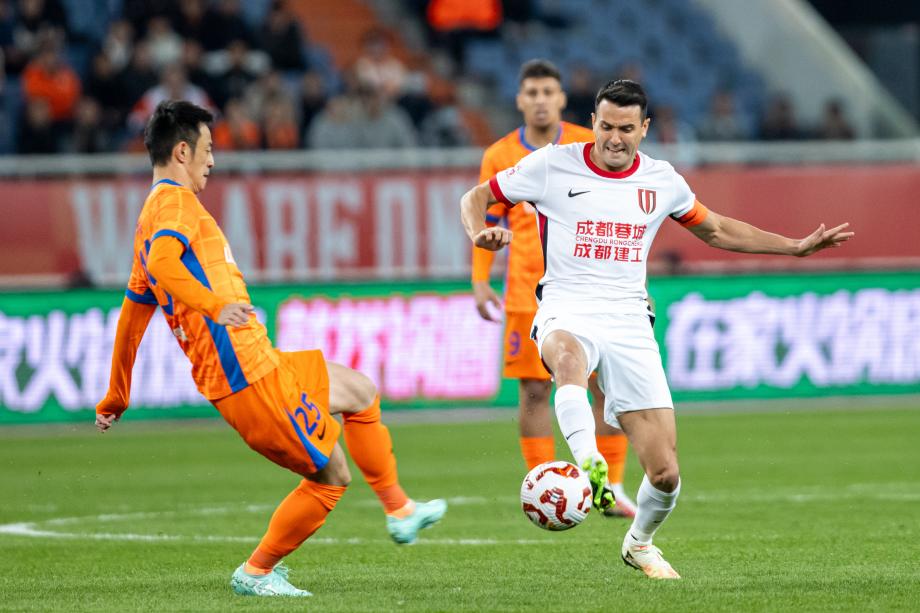 中超-罗慕洛破门费利佩建功 成都蓉城3-0山东泰山