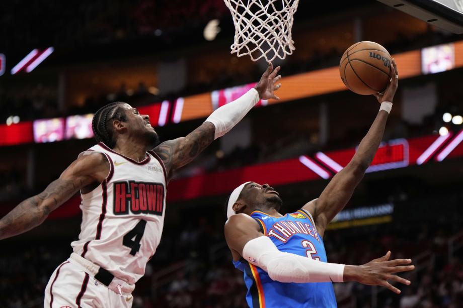 杰伦·格林34分申京31分 火箭终结雷霆11连胜