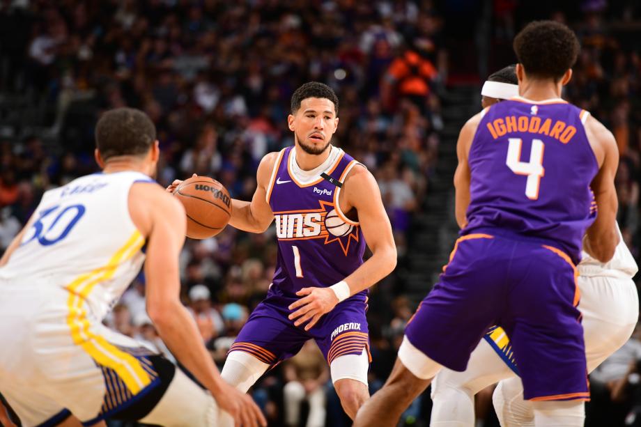 库里25+9+6布克21分 勇士客场大胜太阳