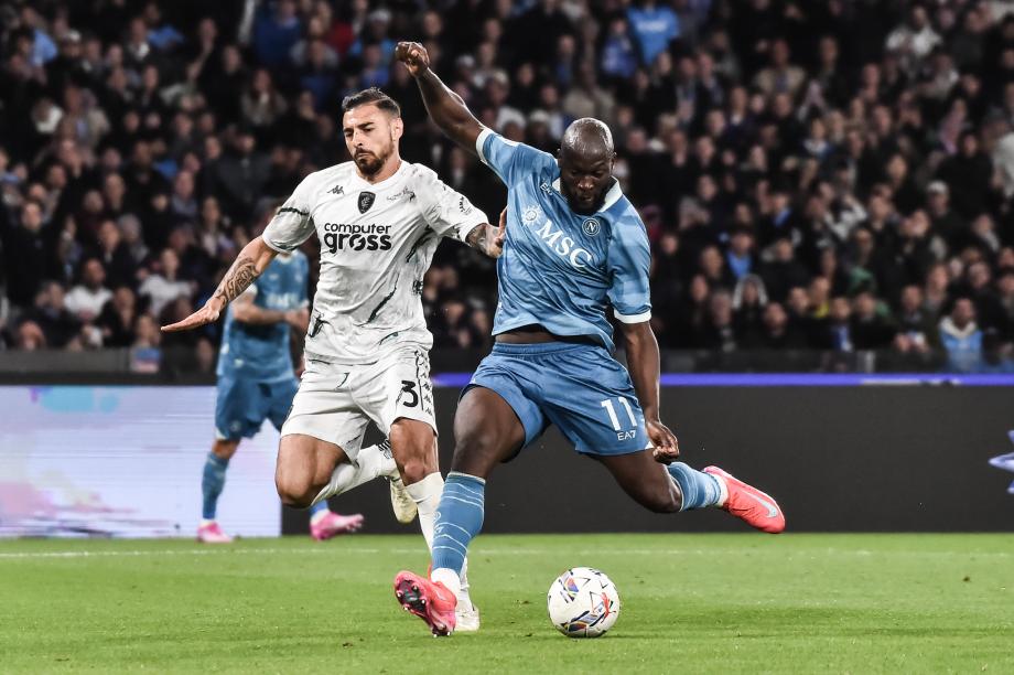 意甲-卢卡库1射2传 那不勒斯3-0恩波利落后国米3分