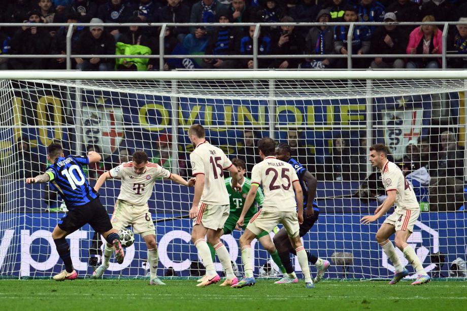 欧冠-劳塔罗破门帕瓦尔弑旧主 国米总比分4-3拜仁