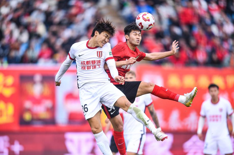 韦世豪破门 成都蓉城2-1胜长春亚泰