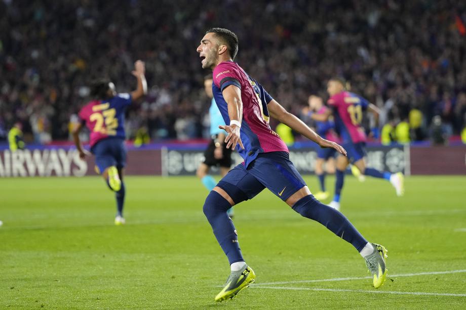 邓弗里斯2射1传亚马尔费兰破门 巴萨3-3国米