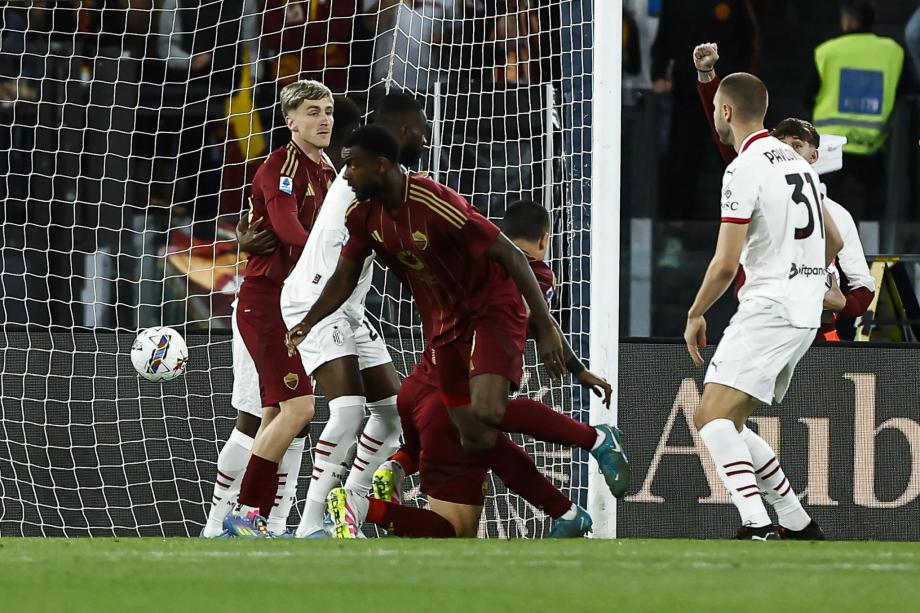 希门尼斯红牌 10人米兰1-3罗马无缘欧战