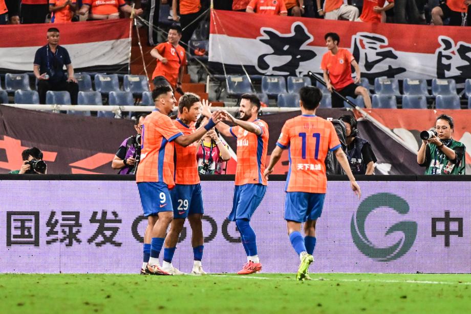 谢文能助攻陈蒲进球 山东泰山战胜长春亚泰