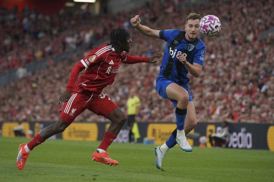 埃基蒂克传射萨拉赫破门 利物浦4-2伯恩茅斯