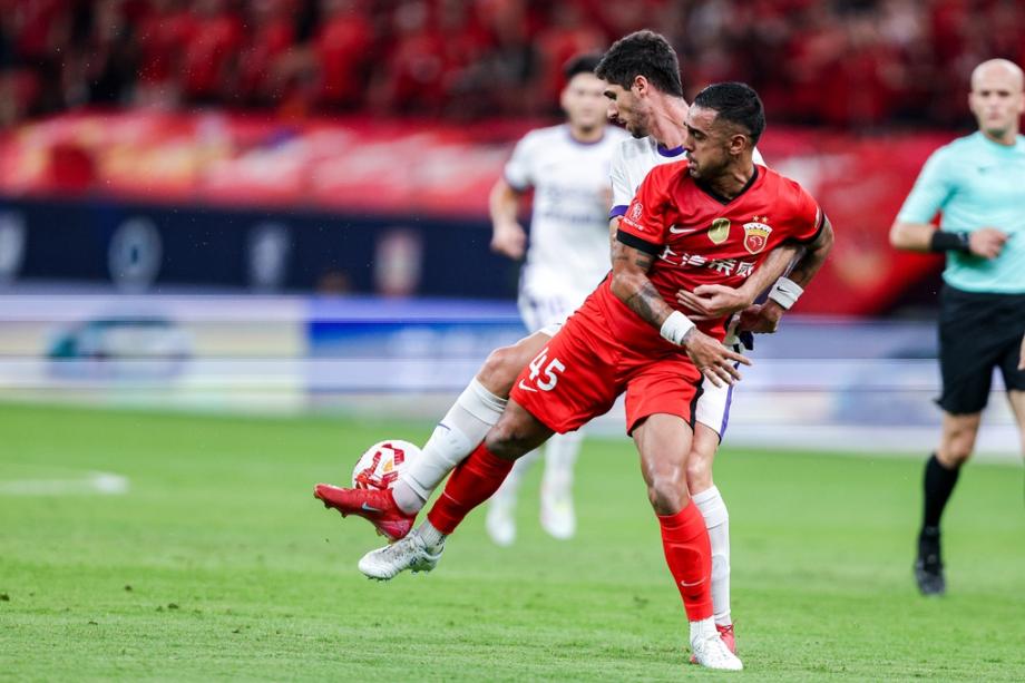 加布里埃尔点射基莱斯扳平 海港1-1津门虎