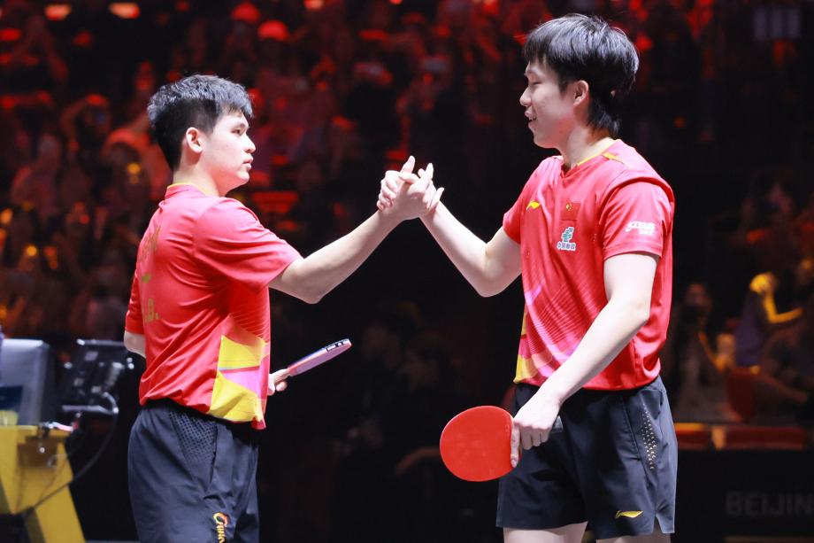 [图]王楚钦/林诗栋3-1黄友政/温瑞博挺进男双决赛正规配资平台
