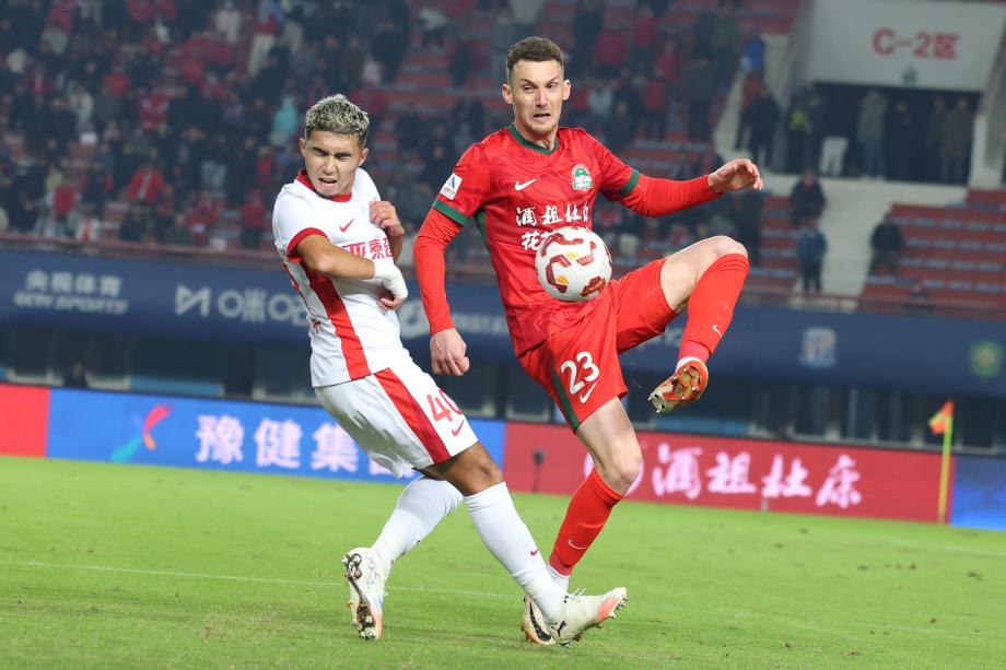 纳萨里奥马亚破门 长春亚泰0-2客负河南队仍垫底