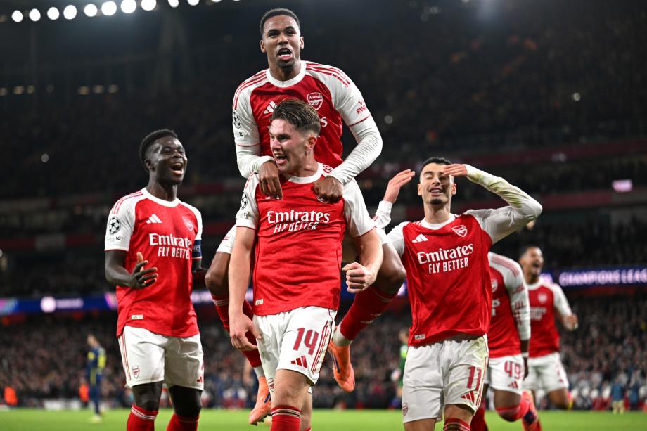 欧冠-约克雷斯双响加布破门 阿森纳4-0横扫马竞