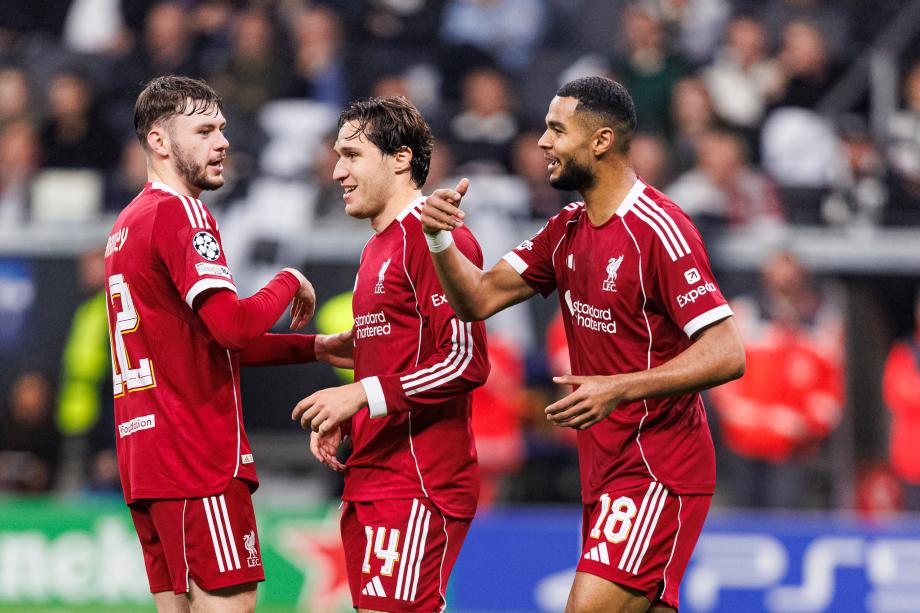 维尔茨助攻加克波索博传射 利物浦5-1法兰克福