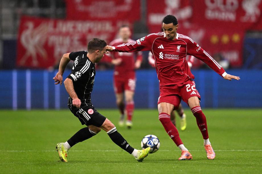 维尔茨助攻加克波索博传射 利物浦5-1法兰克福