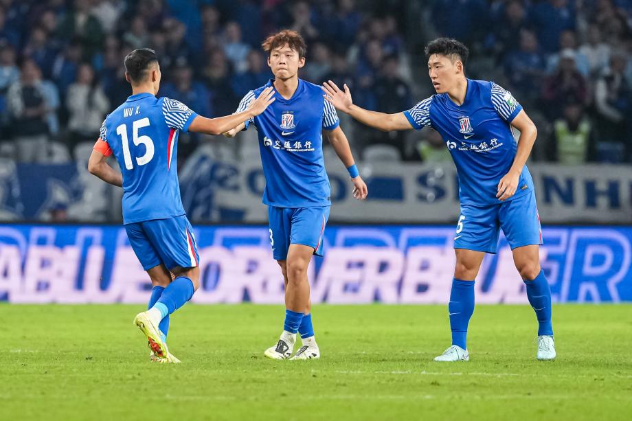 吴曦进球路易斯破门 上海申花战平大连英博