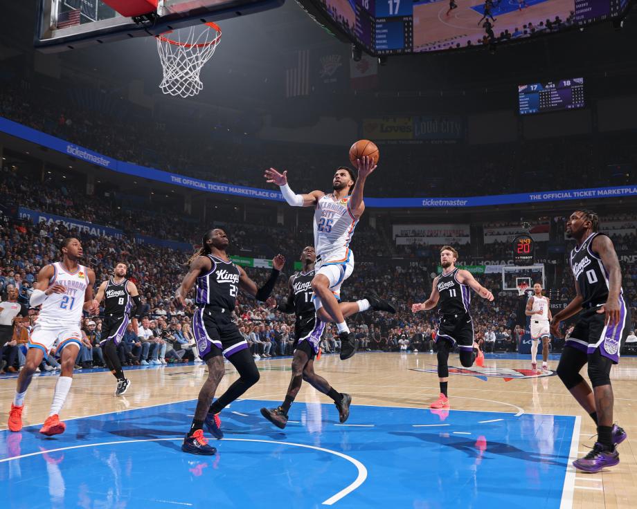 亚历山大31+9+4 雷霆逆转国王豪取开季5连胜