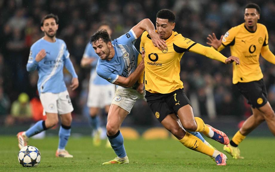 哈兰德爆射破门福登双响 曼城主场4-1多特蒙德