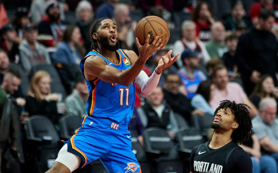 阿夫迪亚两双亚历山大35+9 开拓者送雷霆赛季首败