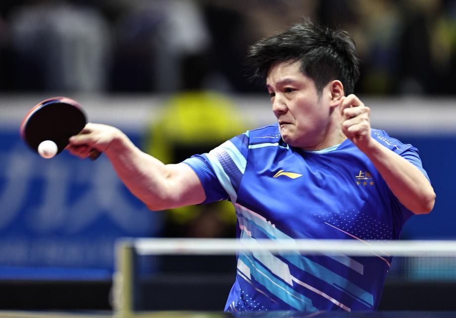 [图]樊振东4-0横扫周雨 晋级全运会乒乓球男单16强体育录像/图片