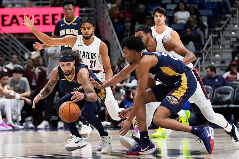 夏普35+5阿夫迪亚32分 开拓者力擒鹈鹕