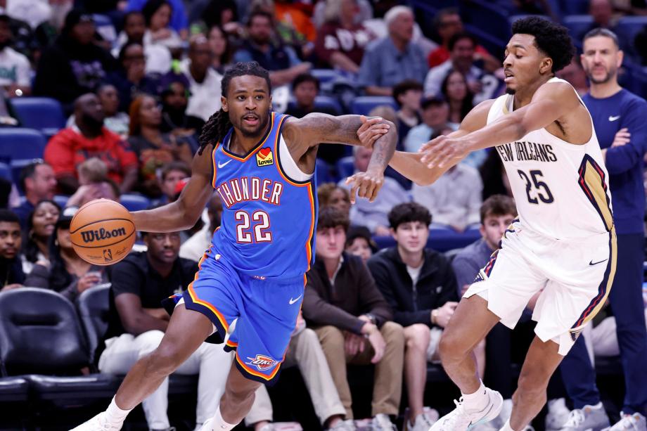 亚历山大23+8霍姆格伦26+9 雷霆擒鹈鹕迎6连胜