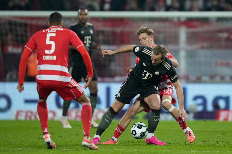 拜仁慕尼黑3-2力克柏林联合 晋级德国杯八强