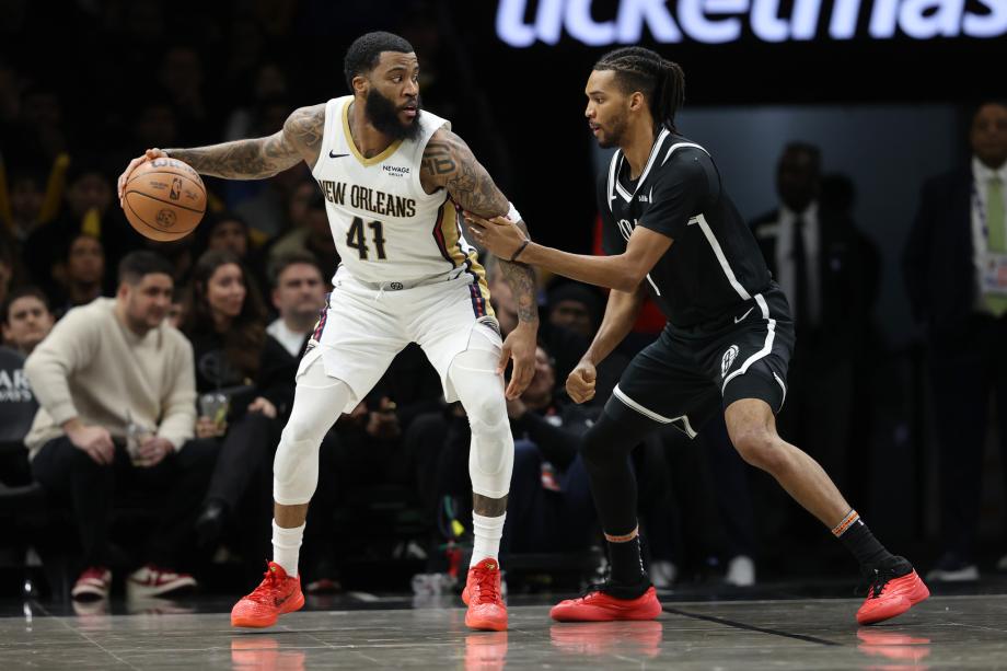 小波特35+9克拉克斯顿三双 篮网送鹈鹕6连败