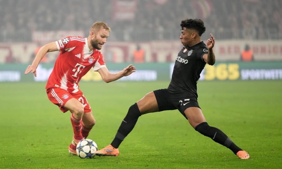 17岁小将卡尔欧冠4场3球 拜仁3-1葡萄牙体育