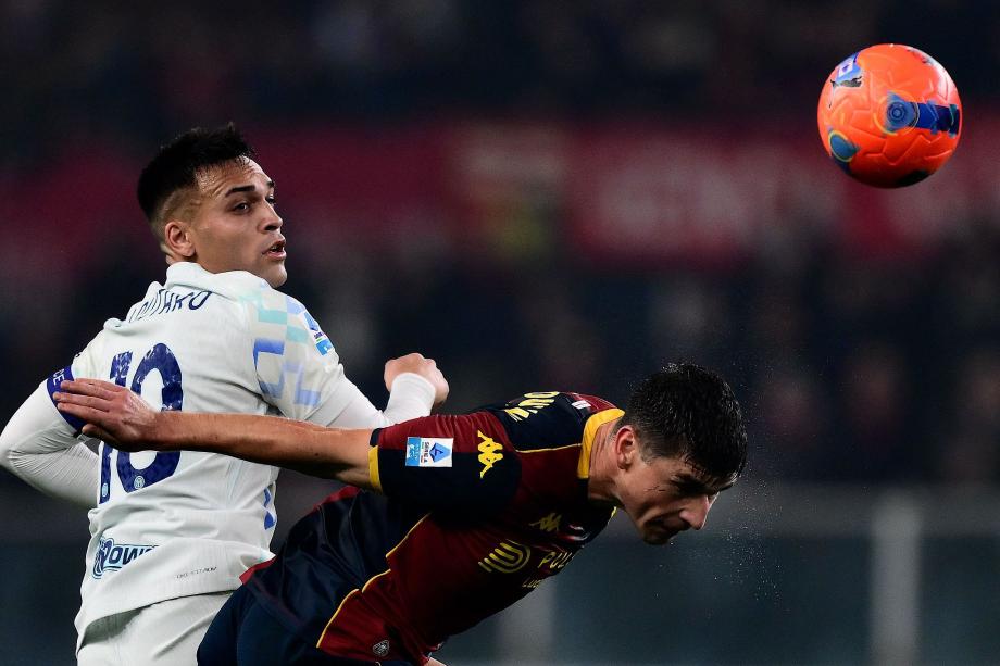 劳塔罗传射建功比塞克赛季首球 国米2-1热那亚