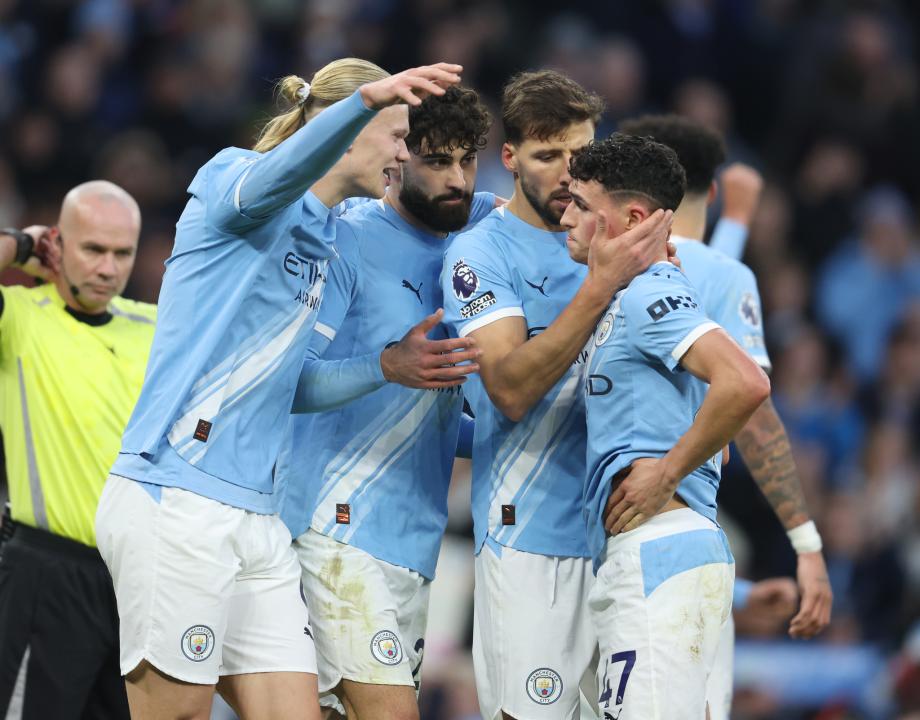 哈兰德双响赖因德斯建功 曼城3-0西汉姆联