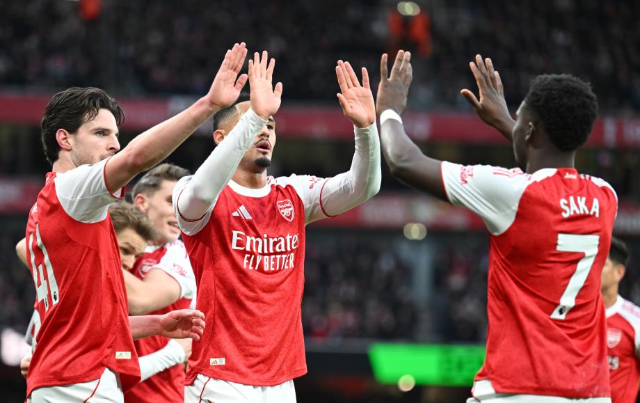 [图]厄德高破门赖斯造乌龙 阿森纳2-1布赖顿英超在线直播免费观看直播