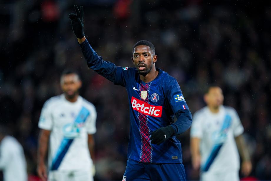 登贝莱失单刀 大巴黎0-1巴黎FC止步法国杯32强