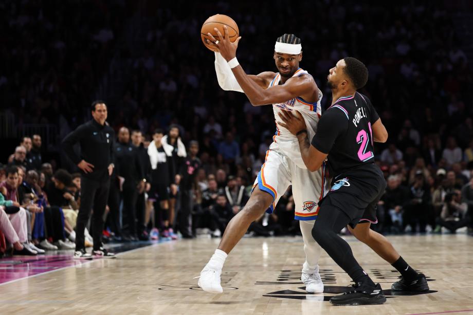 亚历山大39分杰伦威伤退 热火送雷霆赛季第8败