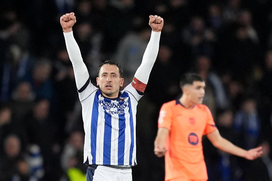 西甲-拉什福德破门 巴萨1-2皇家社会终结连胜