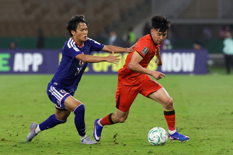 [图]拼劲全皆昔时可期 U23亚洲杯中国男足收货亚军