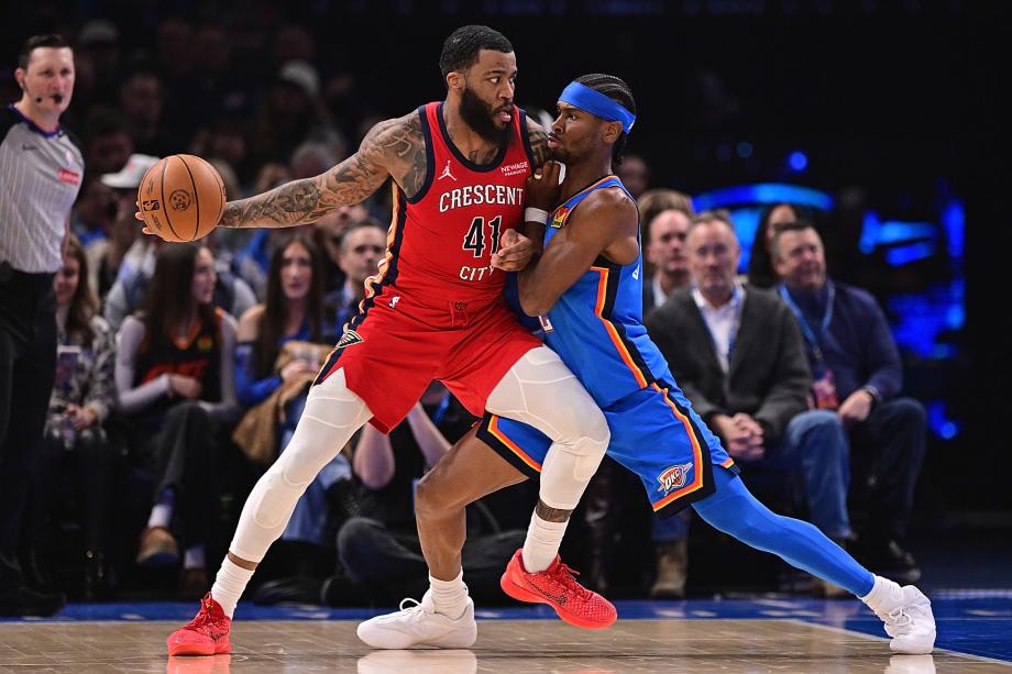 亚历山大29+6锡安21+11 雷霆力克鹈鹕结束两连败