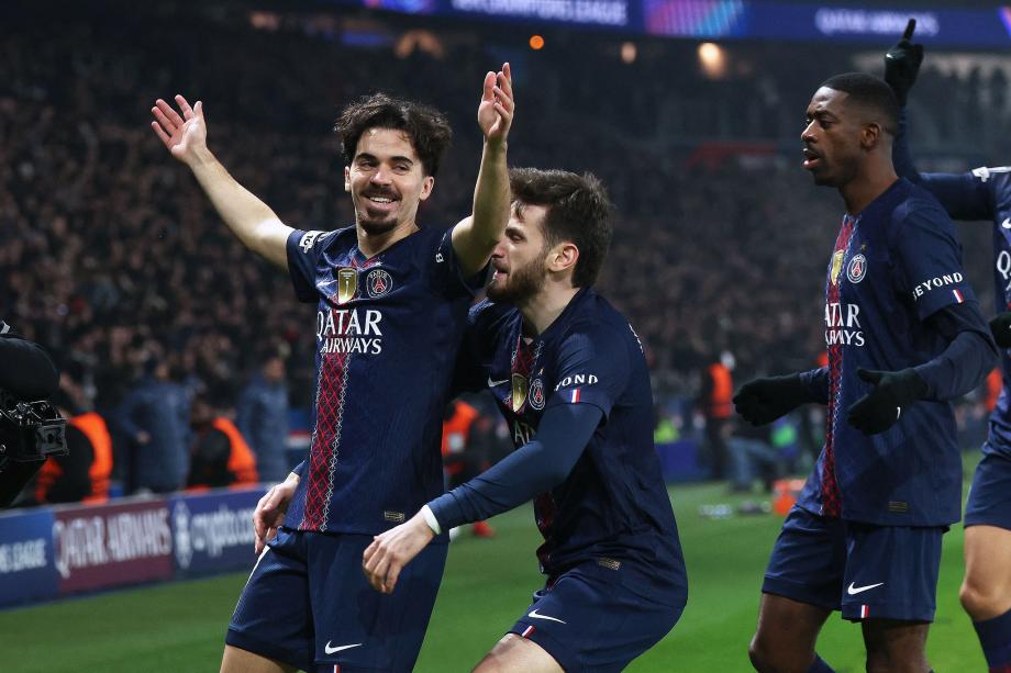 欧冠-维蒂尼亚远射闪击登贝莱失点 巴黎1-1纽卡