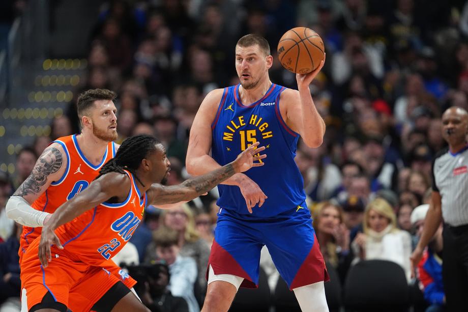 亚历山大34+5+13 雷霆客场轻取掘金