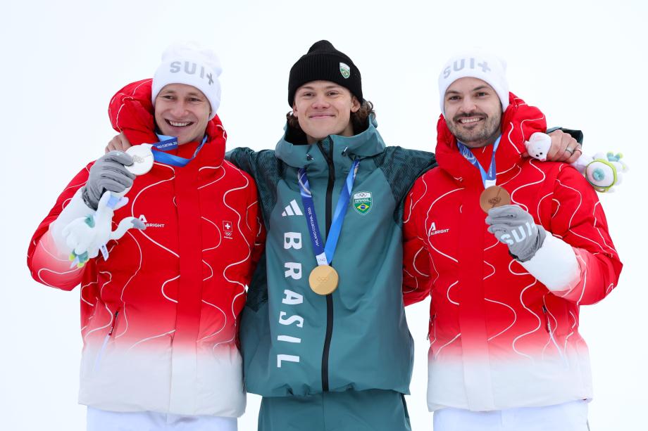 [图]皮涅罗&middot;布罗滕夺得巴西历史首枚冬奥会金牌