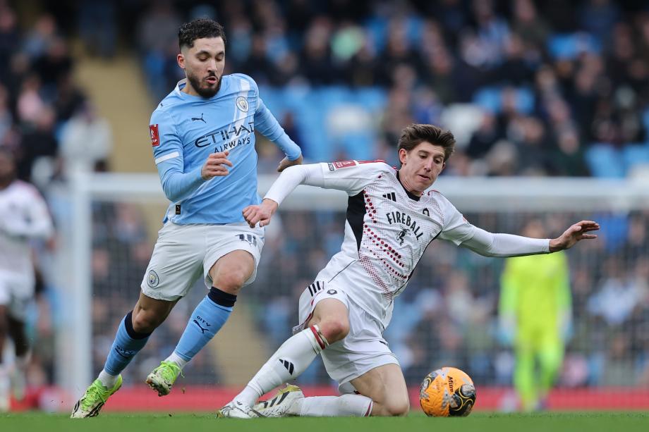 足总杯-格伊建功 曼城2-0索尔福德城晋级16强