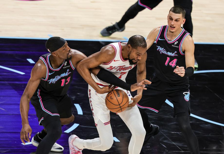 火箭负热火无缘四连胜！杜兰特32分阿门20+11